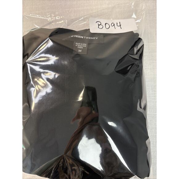 Fifteen Twenty Black Cowl Neck Halter Back Geo Tribal Knit Drop Waist Dress M - Picture 10 of 10